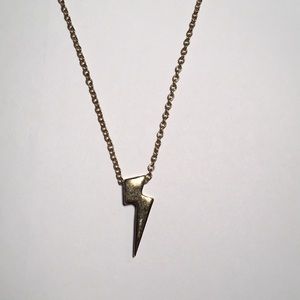 Lighting bolt necklace